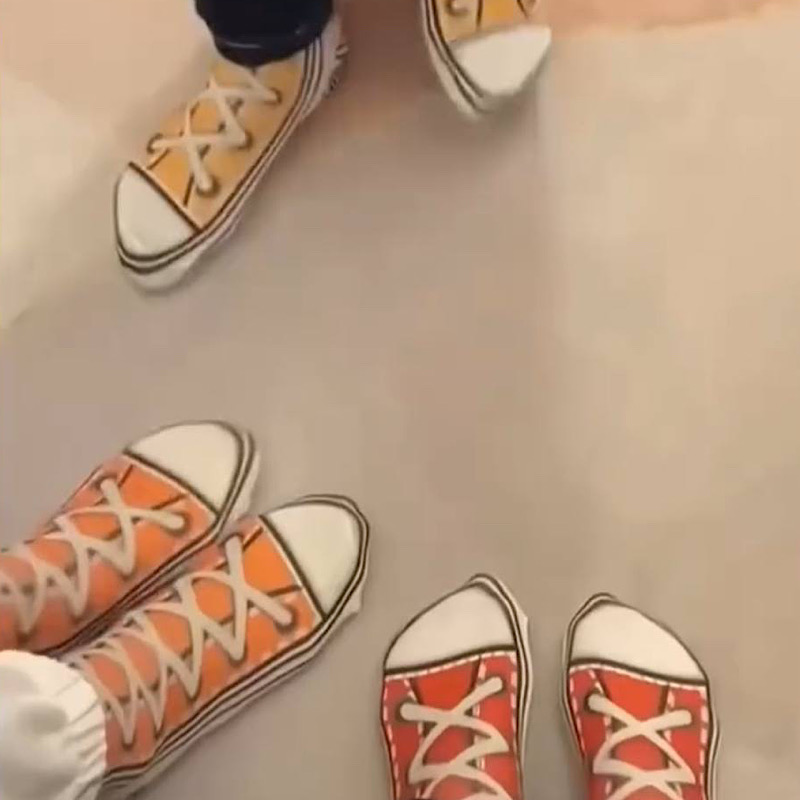 جوراب طرح کتانی آل استار