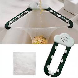 تفاله گیر گوشه سینک به همراه 50 عدد توری