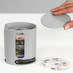 جعبه یادآور و نگهدارنده قرص هفتگی و روزانه 28 محفظه